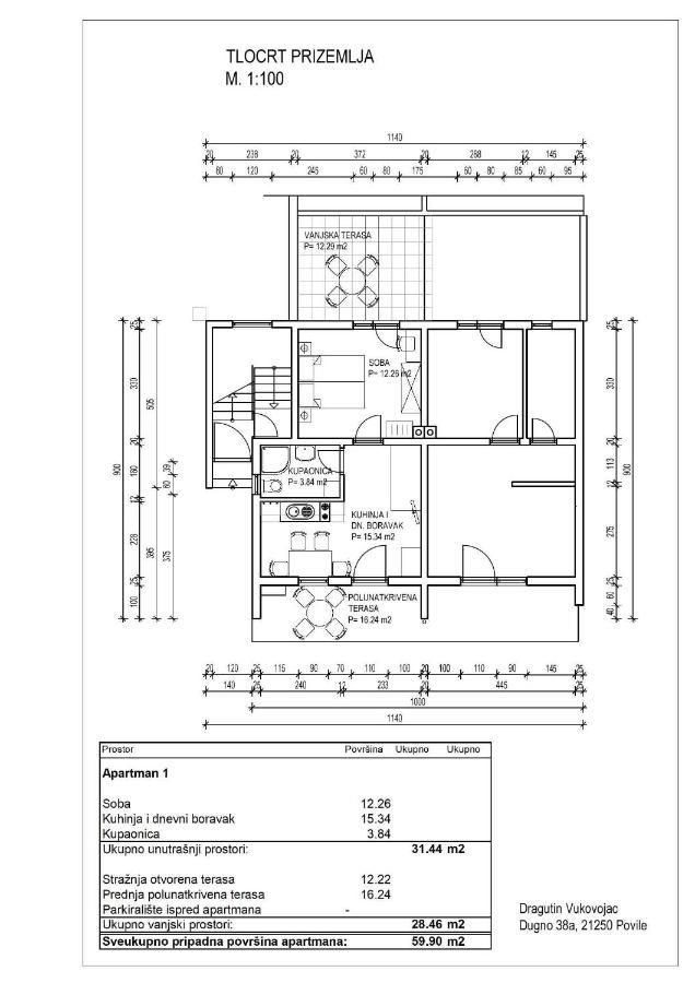 Nemo Apartman Povile Kültér fotó